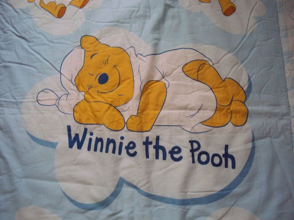 Krabbel - Bettdecke Baby Kinder Steppbett 100x130 cm Winnie Pooh in Schulzendorf bei Eichwalde