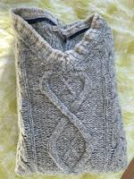 Damen Strickpullover grob Soccx Gr 36 S grau 60% Wolle Bayern - Forchheim Vorschau