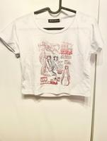 Anime Crop Top Pink Weiß y2k Coquette Lübeck - Travemünde Vorschau