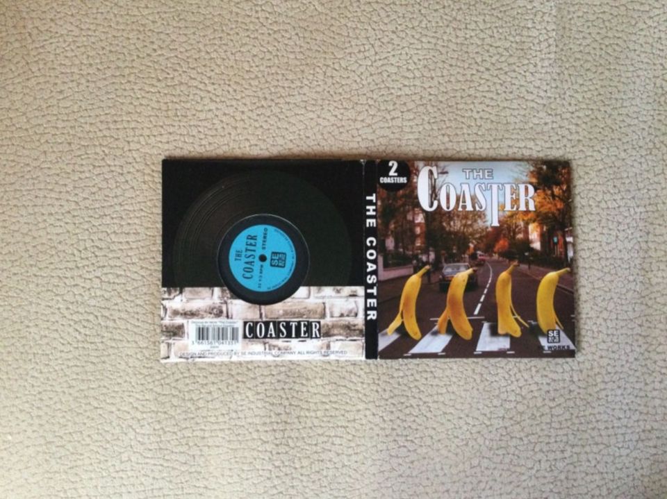 Silikon Untersetzer Vinyldesign The Coaster „Beatles Abbey Road“ in Olching