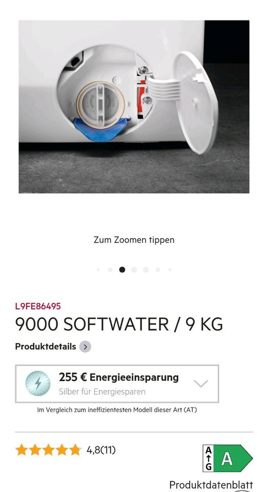 AEG LAVAMAT 9000 Series Soft Water Technology mit Garantie in Potsdam