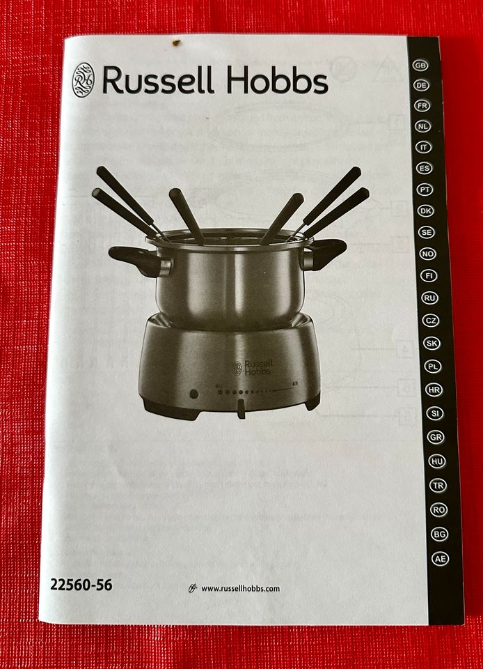 Russell Hobbs elektrisch Set [Käsefondue, Schokofondue, Fondue in Hagen im Bremischen