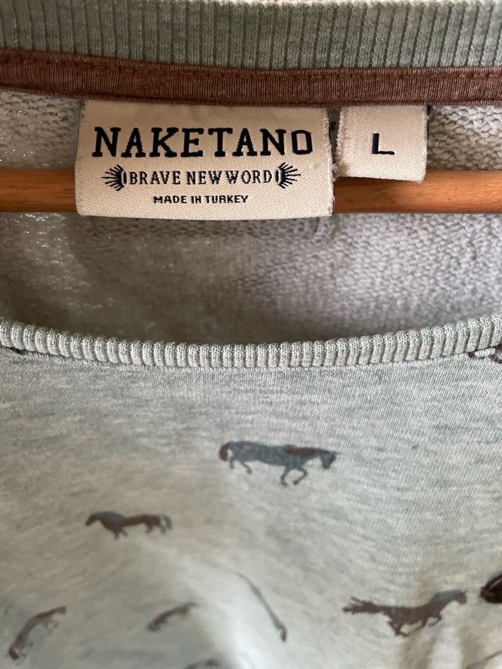 Naketano Pullover, Shirt, L, Pferde ❤️ in Holzdorf
