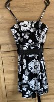 Sommer Kleid B.P.C Gr.36 Schwarz Weiße Blumen Niedersachsen - Kutenholz Vorschau