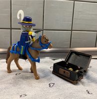 Playmobil US Kavallerie Offizier mit Pferd Goldnuggets Nordrhein-Westfalen - Brüggen Vorschau