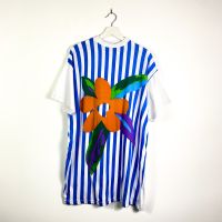 Vintage T-Shirt Gr.XL Gestreift Blumen 90er 90s y2k Retro Nordrhein-Westfalen - Gronau (Westfalen) Vorschau