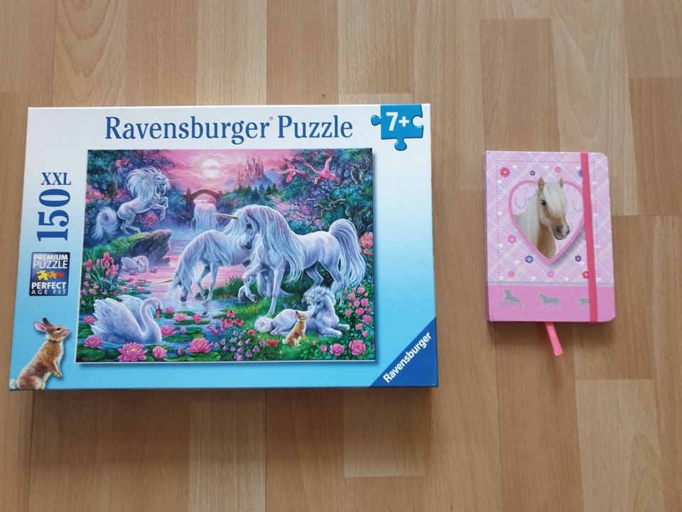 Pferde Puzzle ab 7 Jahren von Ravensburger + Notizblock in Troisdorf