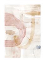 Poster 50x70 cm Desenio Soft Abstract Watercolor beige rosa Hessen - Wiesbaden Vorschau