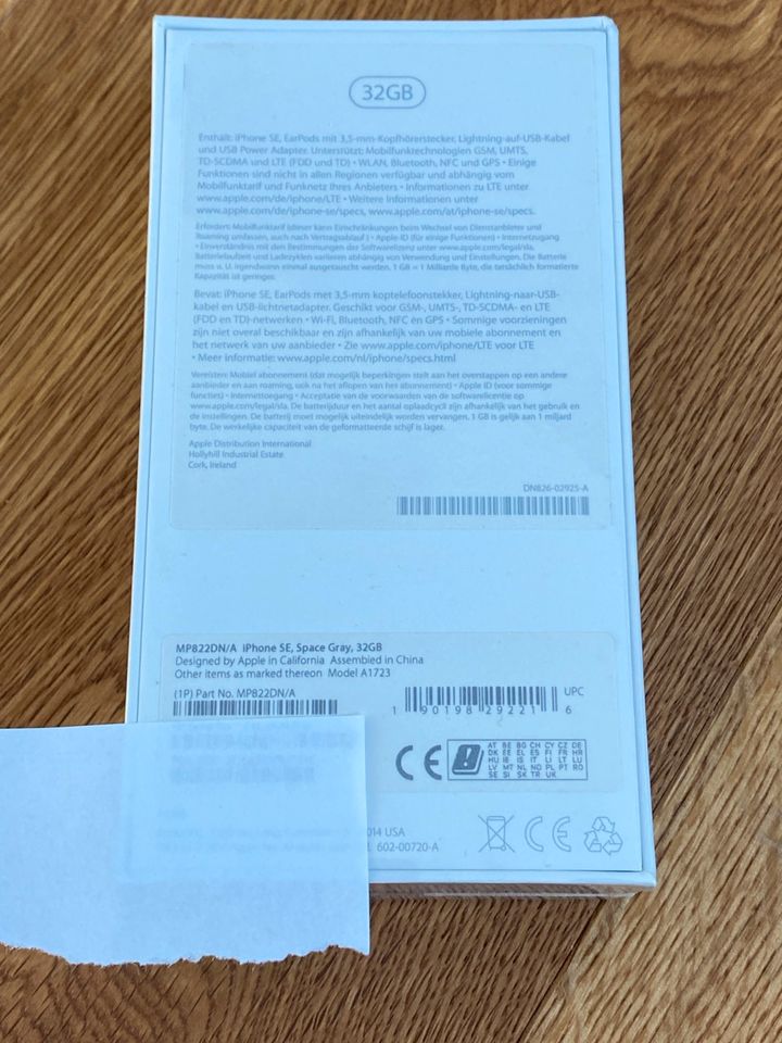 Apple iPhone SE (2016) 32GB - unbenutzt Neu OVP versiegelt in Ennigerloh