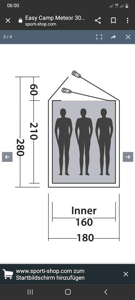 Meteo easy camp zelt 3 Personen ( 4 Stück verfügbar ) in Bayern -  Eggolsheim | eBay Kleinanzeigen ist jetzt Kleinanzeigen