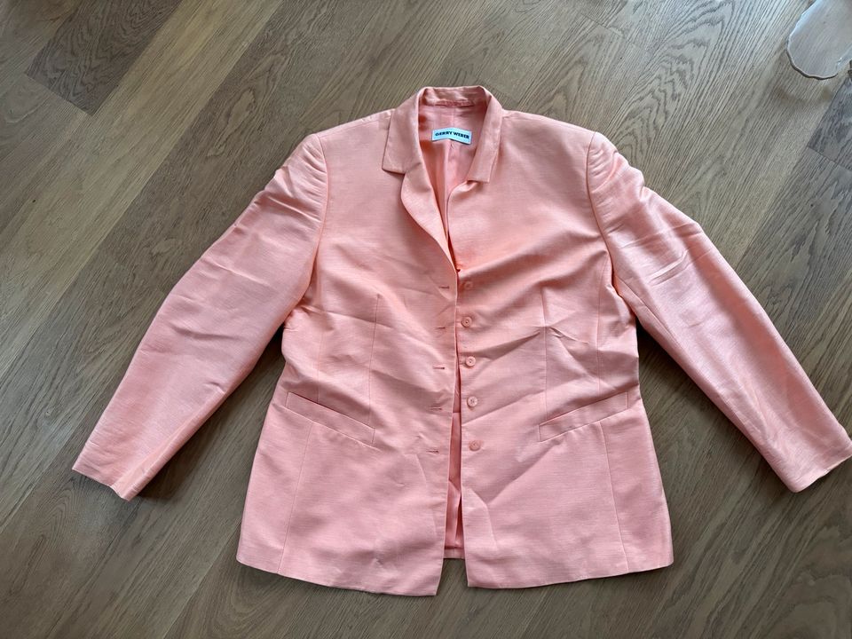 Gerry Weber Damen Blazer Orange pfirsich 42 XL Sakko Jacket in Düsseldorf