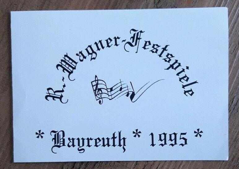 Briefmarke Carl Orff mit Jubiläumsstempel Richard Wagner in Bayreuth