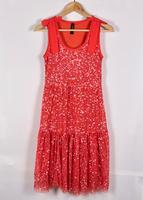 ✨ Feminines Designer Kleid Marc Cain rot Pailletten NEU N2 ❣️ Berlin - Steglitz Vorschau