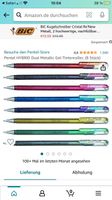 8er Set Metallic Stifte zweifarbig (neu) Pentel München - Berg-am-Laim Vorschau