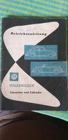 VW Käfer Limo+Cabrio 1961er Betriebsanleitung Dortmund - Schüren Vorschau