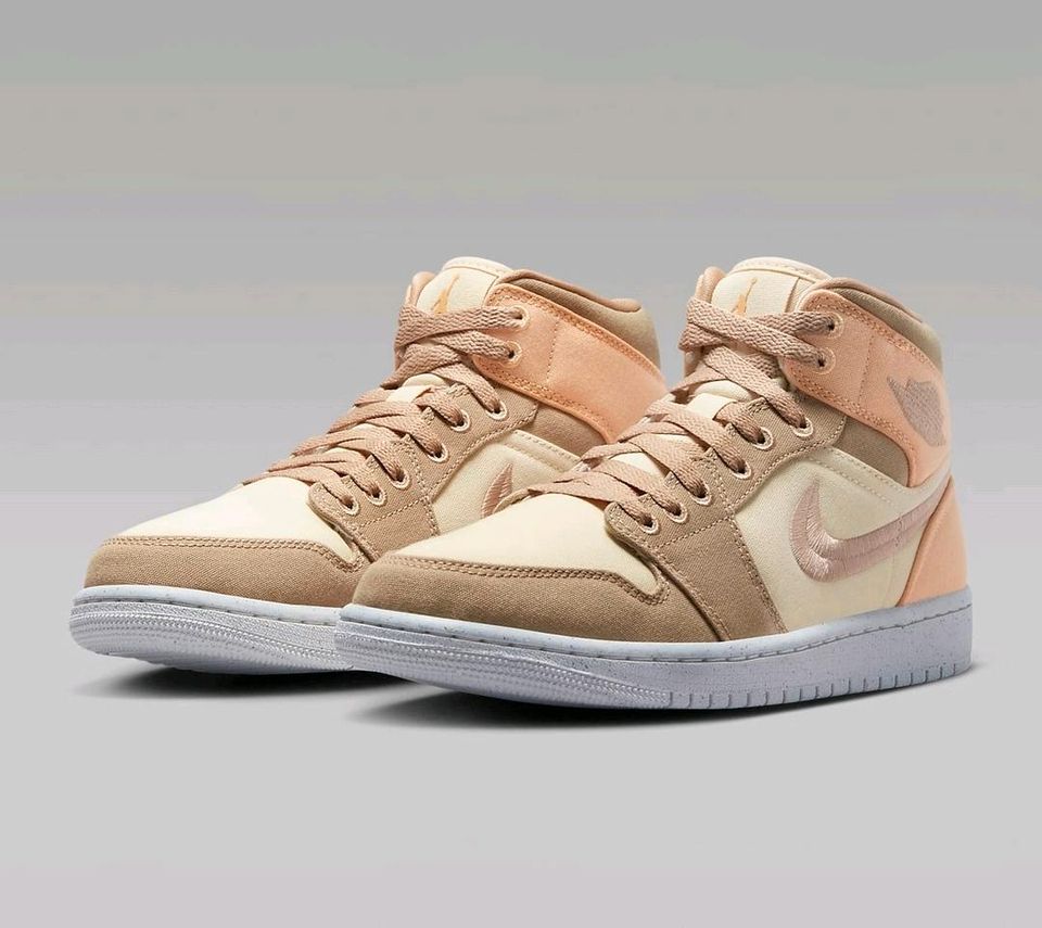 Nike Air Jordan 1 Mid SE Beige Weiß 40,5 42,5 Neu OVP in Königsbrunn