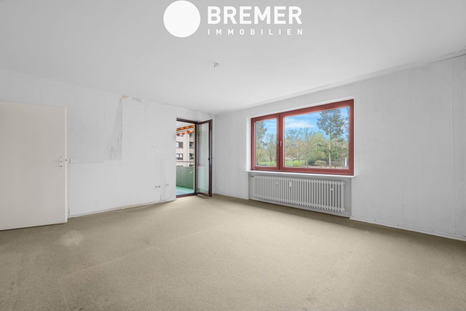 Helle 3-Zimmer-Wohnung mit Balkon & möglicher Garage in Lüneburg