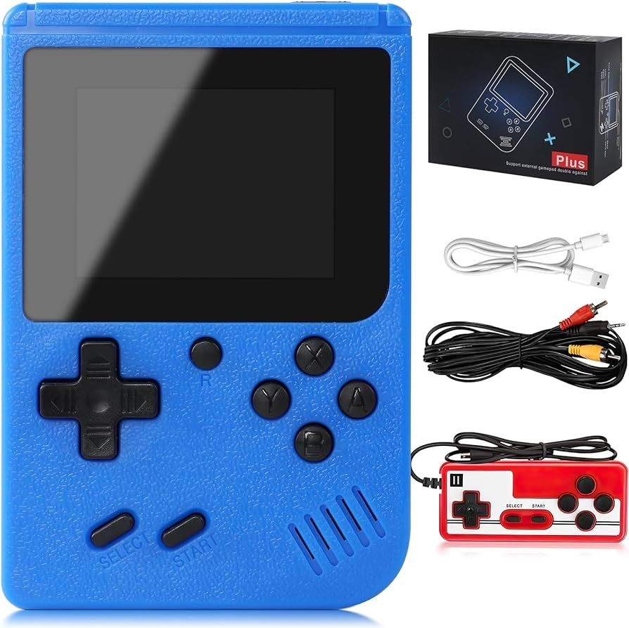 Handheld 400 spiele Gameboy mit Controller blau in Ummendorf