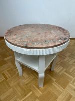 Runder Marmor Tisch Vintage Holz rot Berlin - Wilmersdorf Vorschau