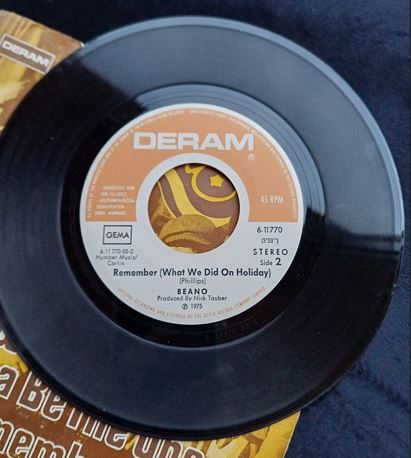 Beano, Single 1975, Vinyl, We don´t wanna be..& Remember in Köln