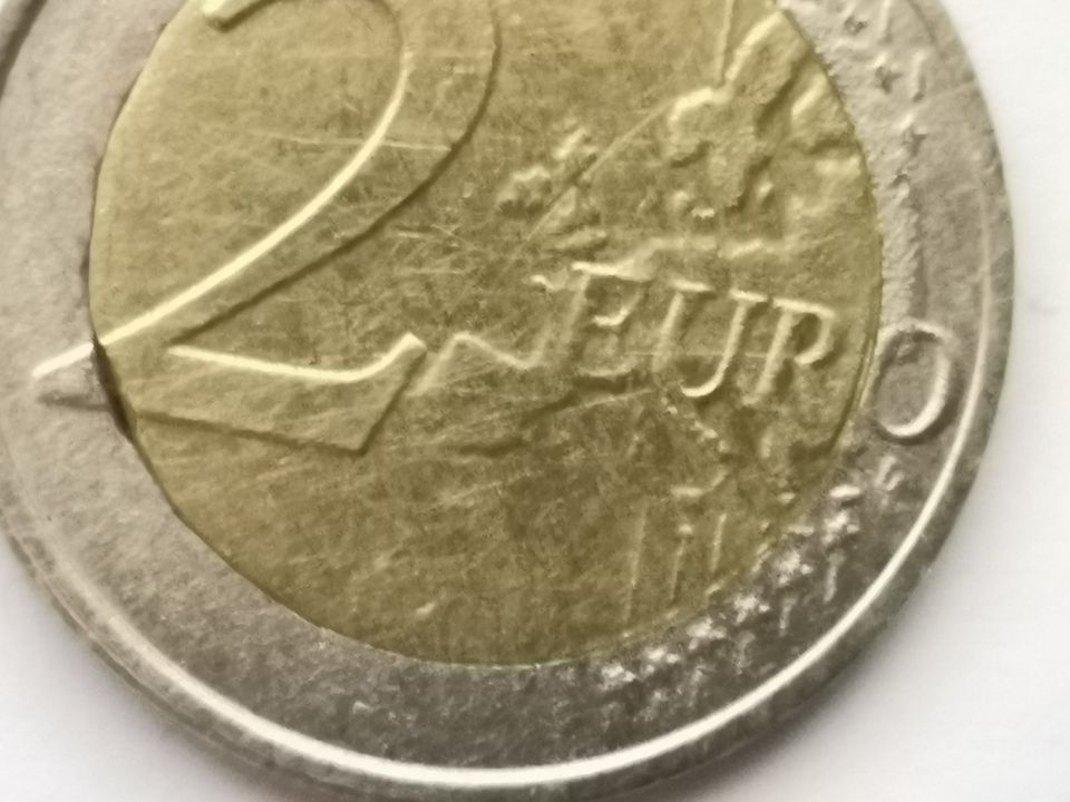 " Fehlprägung" 2 Euro Münze Gedenkmünze Bundesrepublik Deutschlan in Angelbachtal