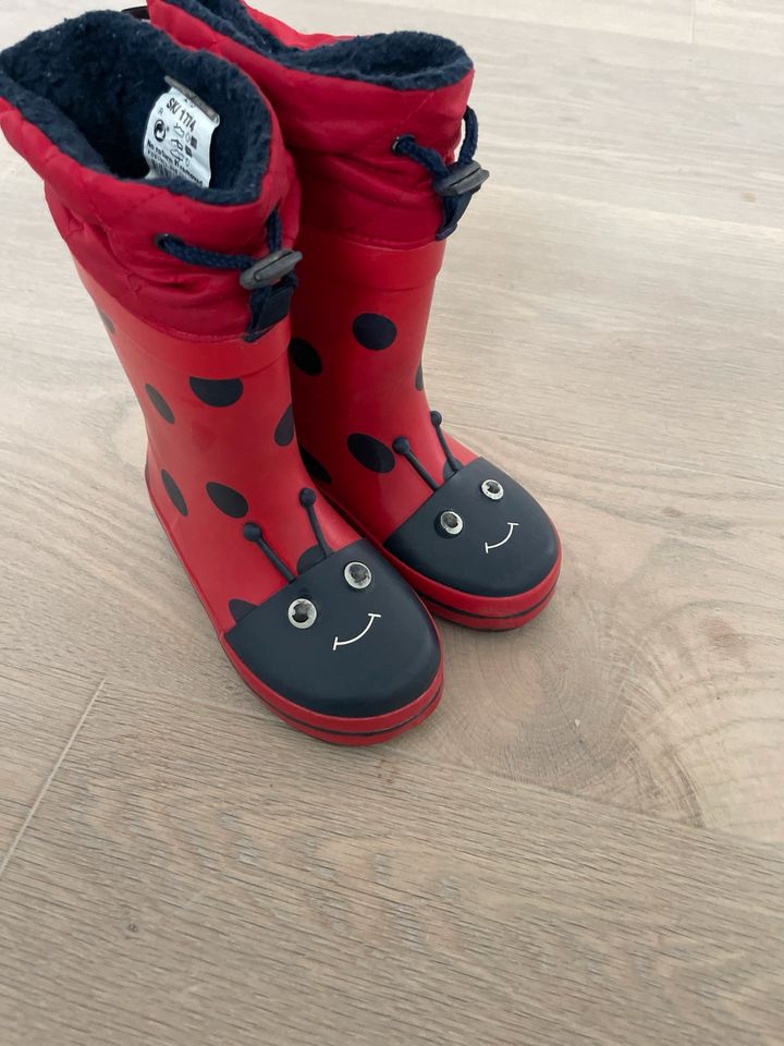 Next Gummistiefel rot Marienkäfer 24 in Gilching