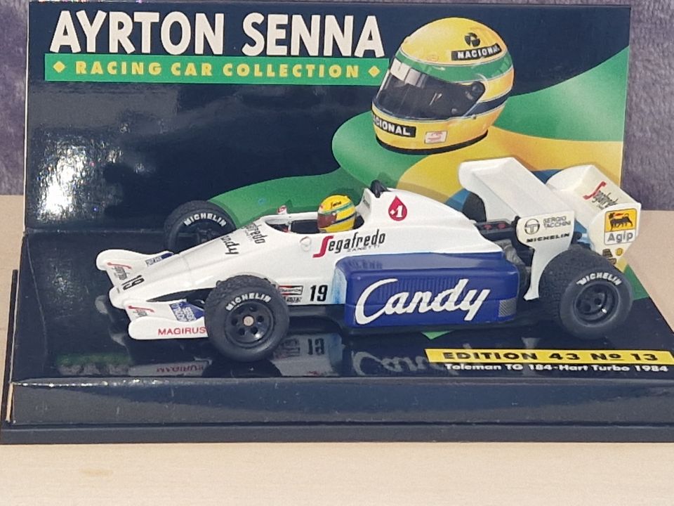 Ayrton Senna Racing Car Collection Toleman TG 184-Hart Turbo 1984 in Wahrenholz