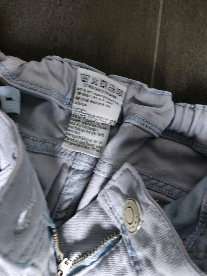 Mädchen 140 146: H&M Jeans weiß + Pocopiano Jeans in Albachten