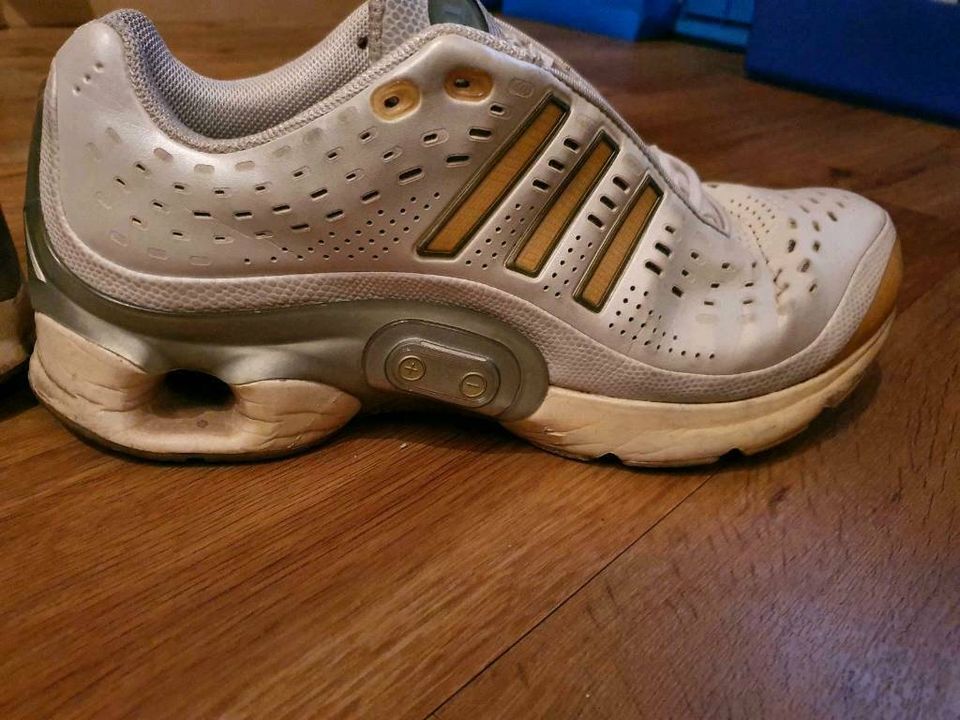 Adidas 1.1 Intelligence One Laufschuh gr 44 2/3  Perlmutweiß in Scheyern