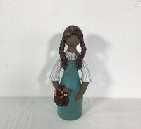 Figur, Keramik, Blumenfrau, "Elbogen", Schweden, 1955-82 Berlin - Pankow Vorschau