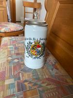 Bierkrug, Krug mit Zinndeckel, Bayern Bayern - Großmehring Vorschau