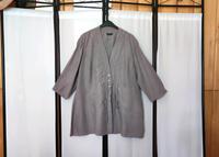 SAMOON Leinen Flachs Tunika, grau taupe,  3/4 Arm, Gr. 46 Stuttgart - Bad Cannstatt Vorschau