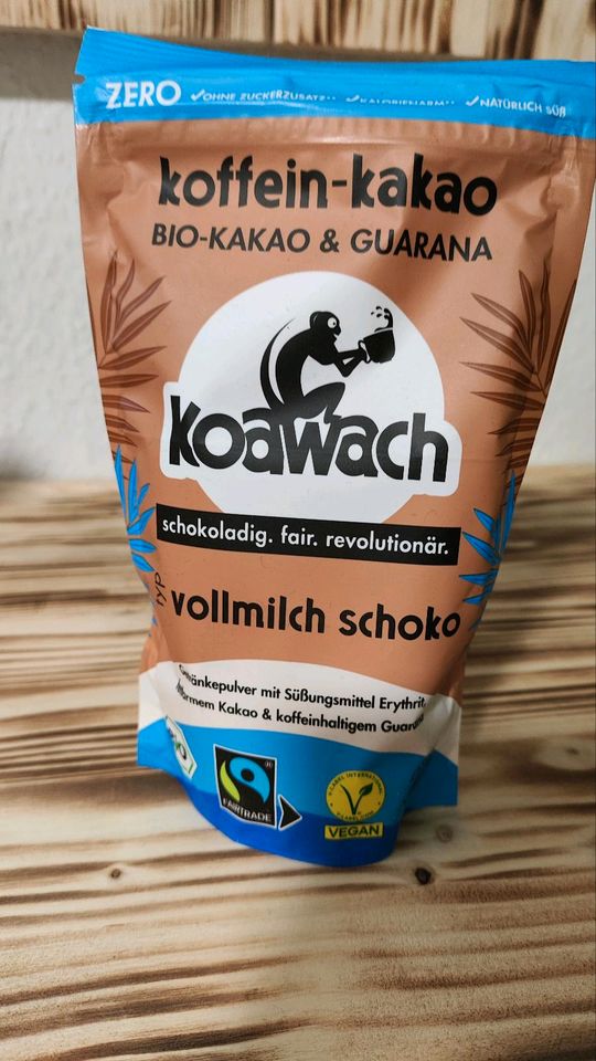 Koawach Vollmilch Schoko ohne Zucker in Wismar