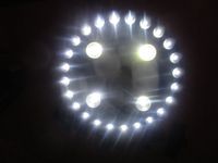 LED Zelt-/Pavillionlampe mit 24+4 weißen LED´s Sachsen-Anhalt - Magdeburg Vorschau