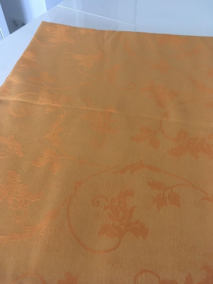 ❣️NEU! Jacquard-Stoff 1.45 x 1.90, orangefarben, Meterware❣️ in Halberstadt