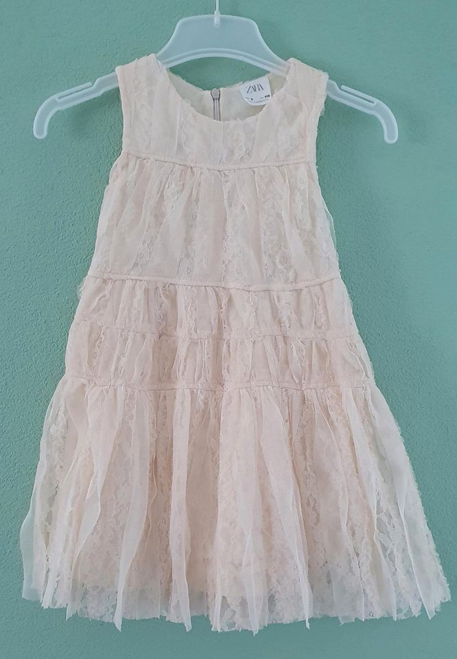 Zara Kleid Hochzeit boho hippie Spitze 116 vintage style in Rimpar