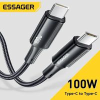 Essager USB C Kabel 100W, 2m, 5A schnell laden iPhone Samsung Baden-Württemberg - Kressbronn am Bodensee Vorschau