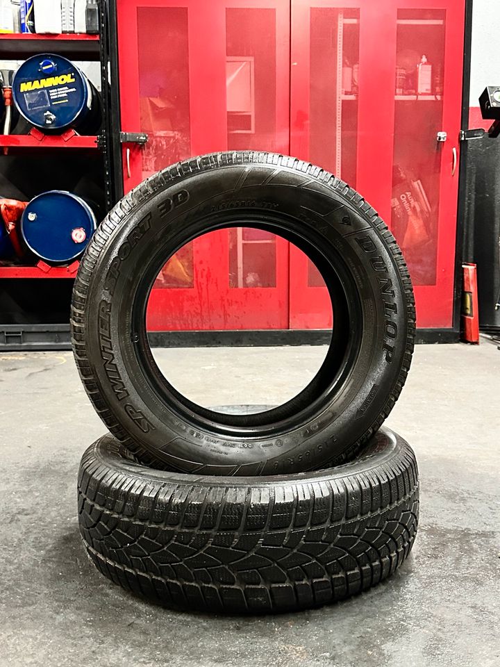 Dunlop 215/65R16  2x  M+S Winterreifen DOT 0414 6.5mm in Hürth