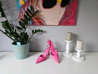 Pinke Slingbacks Slingpumps Satinoptik Trendfarbe Nordrhein-Westfalen - Rees Vorschau