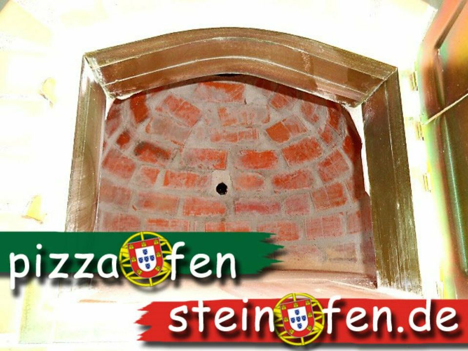 Holzbackofen Pizzaofen Steinbackofen Brotbackofen AS514 110x110cm in Lampertheim