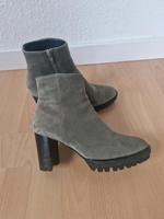 Högl Stiefeletten Wildleder Echtleder Absatz grün / khaki Velours Köln - Marienburg Vorschau