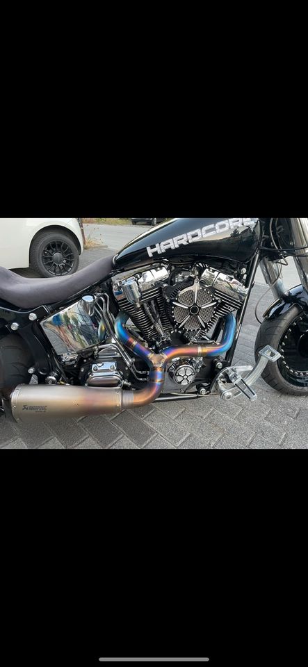 Harley Davidson Fat boy „Hardcore“ in Frankfurt am Main