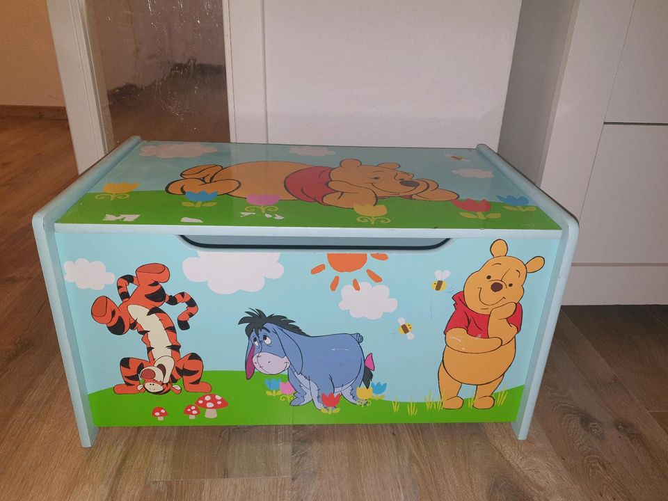 Winnie Pooh Truhe und Spielzeug-Regal in Leipzig