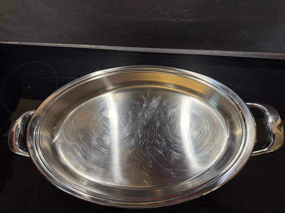 AMC Bräter/ Pfanne mit Gareinsatz Oval 3,5 Liter PremiumSystem in Sonnefeld