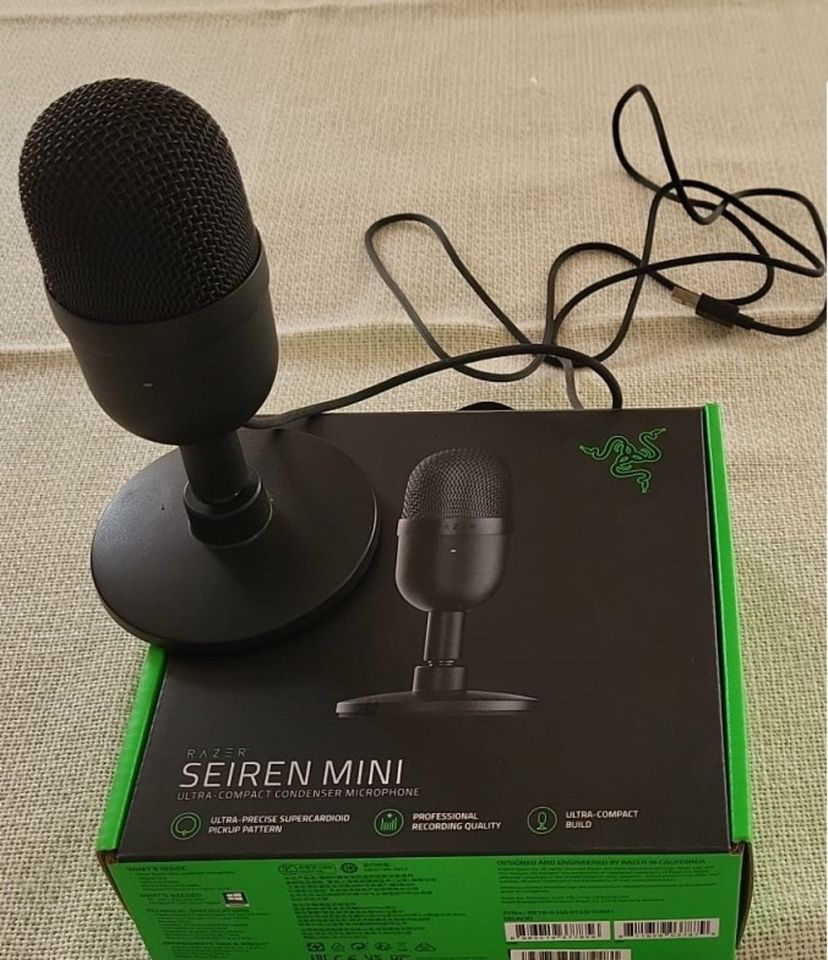 Razer Seiren Mini - USB Kondensator-Mikrofon für Streaming in Brunn Kreis Regensburg