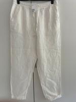 neu H&M L.O.G.G. Leinenhose Jogpants Gr. 40 weiß Niedersachsen - Neu Wulmstorf Vorschau