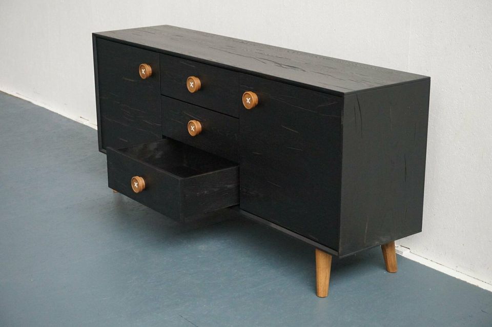 Bodahl Sideboard Tailor # Mocca black # Massiv-Möbel in Alsfeld