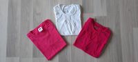 3-er Sommer T-Shirt-Set Paket Uni-Farben weiß/pink Thüringen - Tanna Vorschau