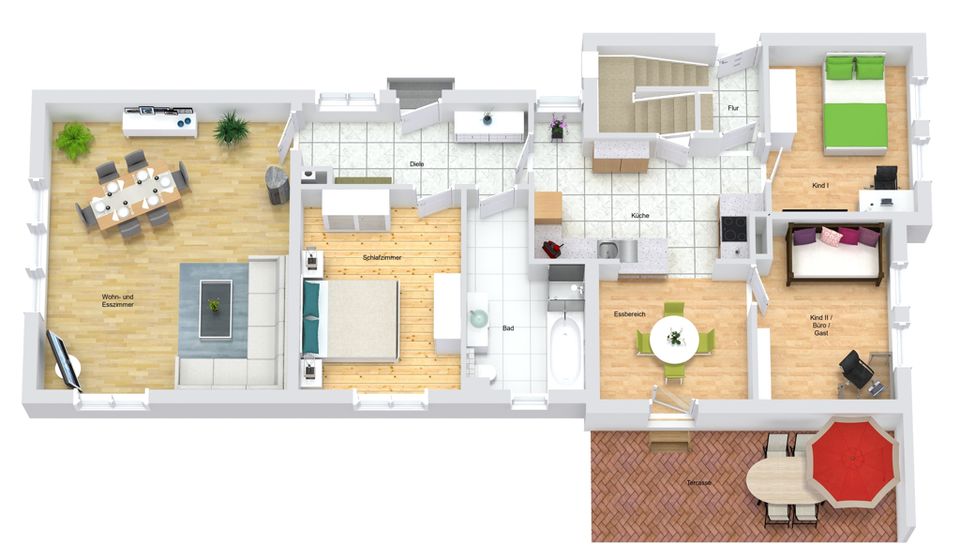 Moderner Altbaucharme in guter Lage - modernisiertes Zuhause mit Platz für die Familie. in Harrislee