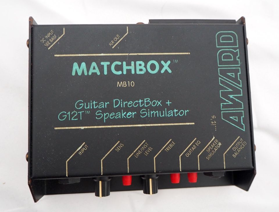 Award Design Matchbox MB-10 | DI-Box für E-Gitarre | 80s in Osnabrück